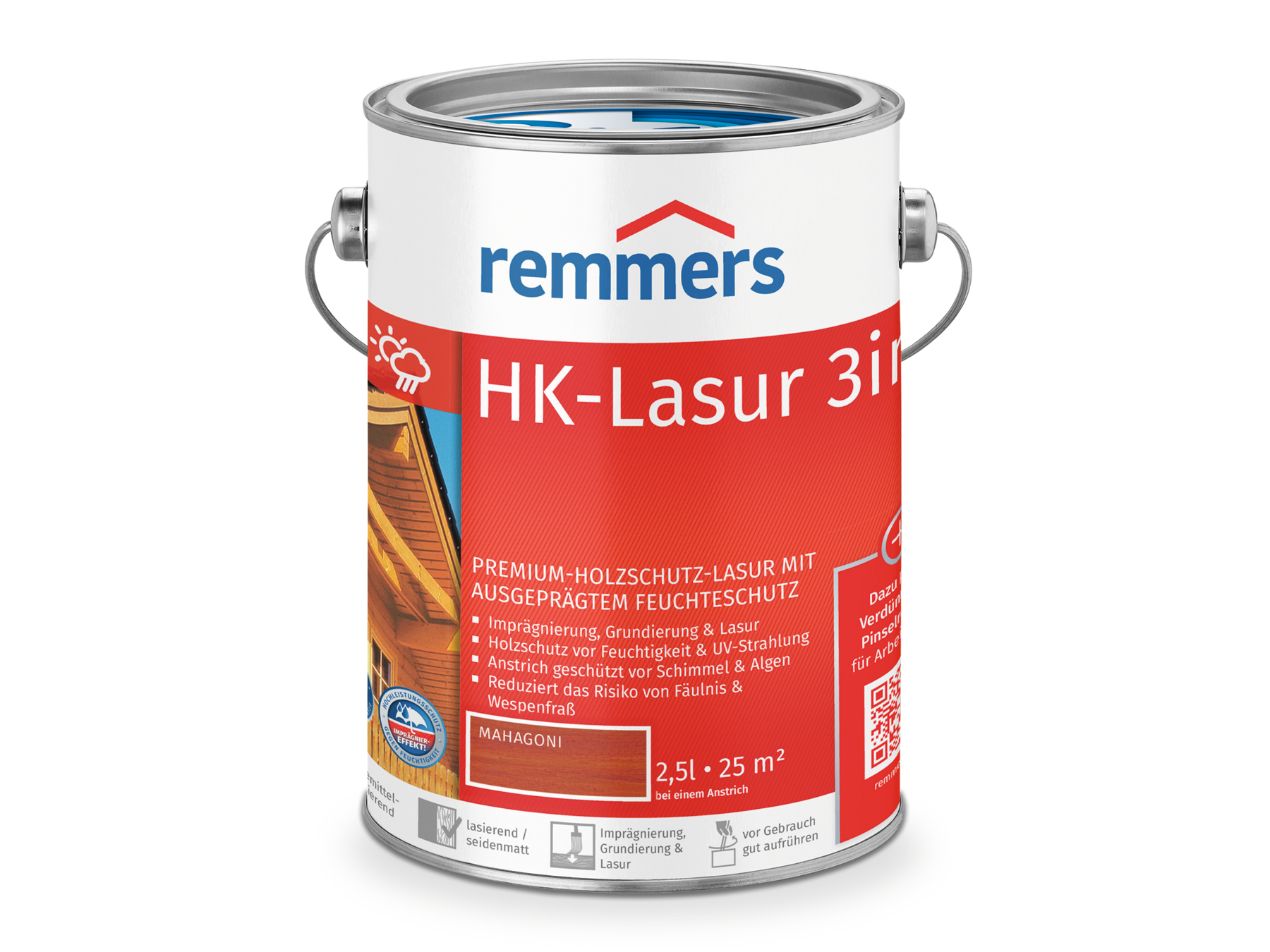 Remmers HK-Lasur 3in1 Holzlasur 2,5 l