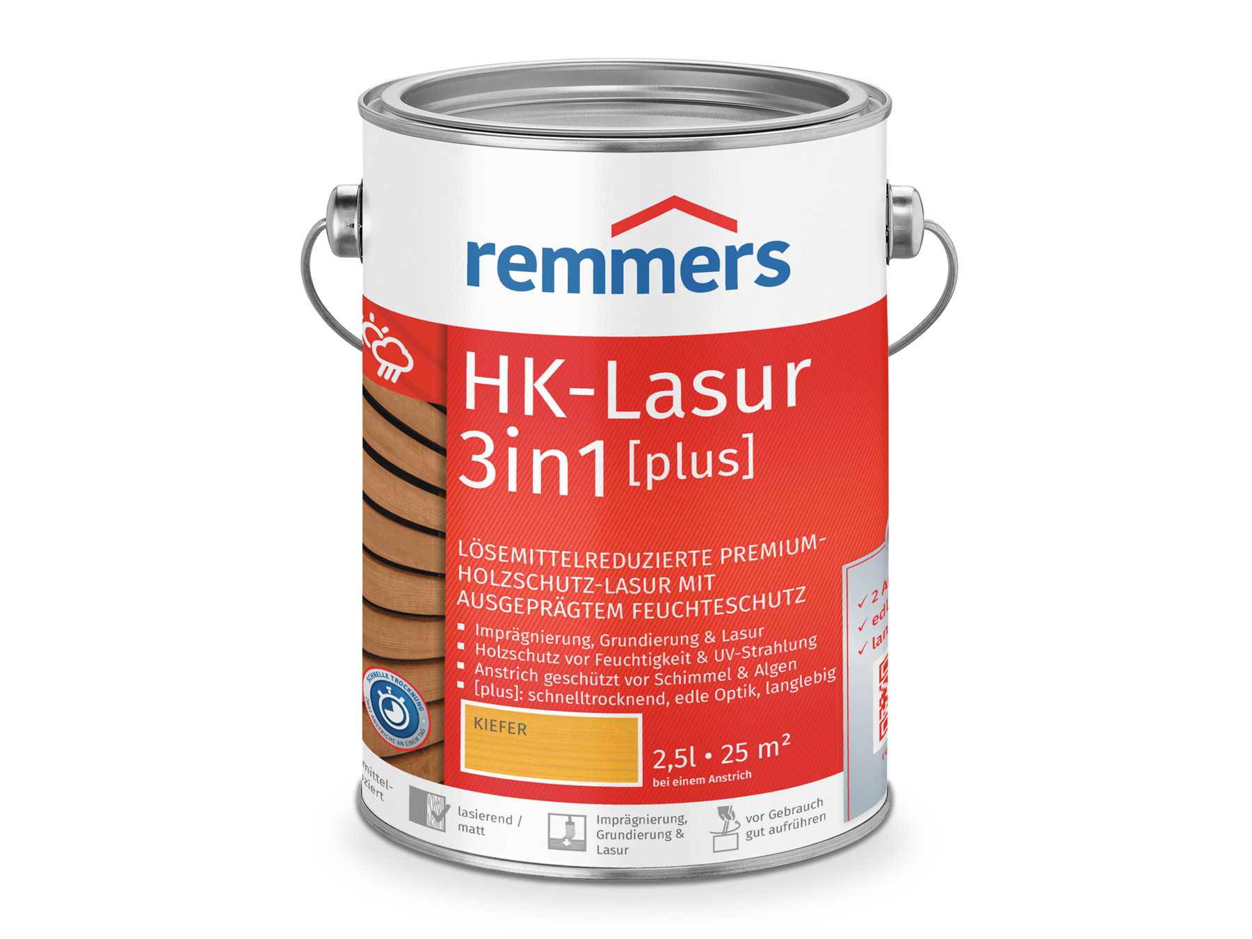 Remmers HK-Lasur 3in1 [plus] Holzlasur 2,5 l